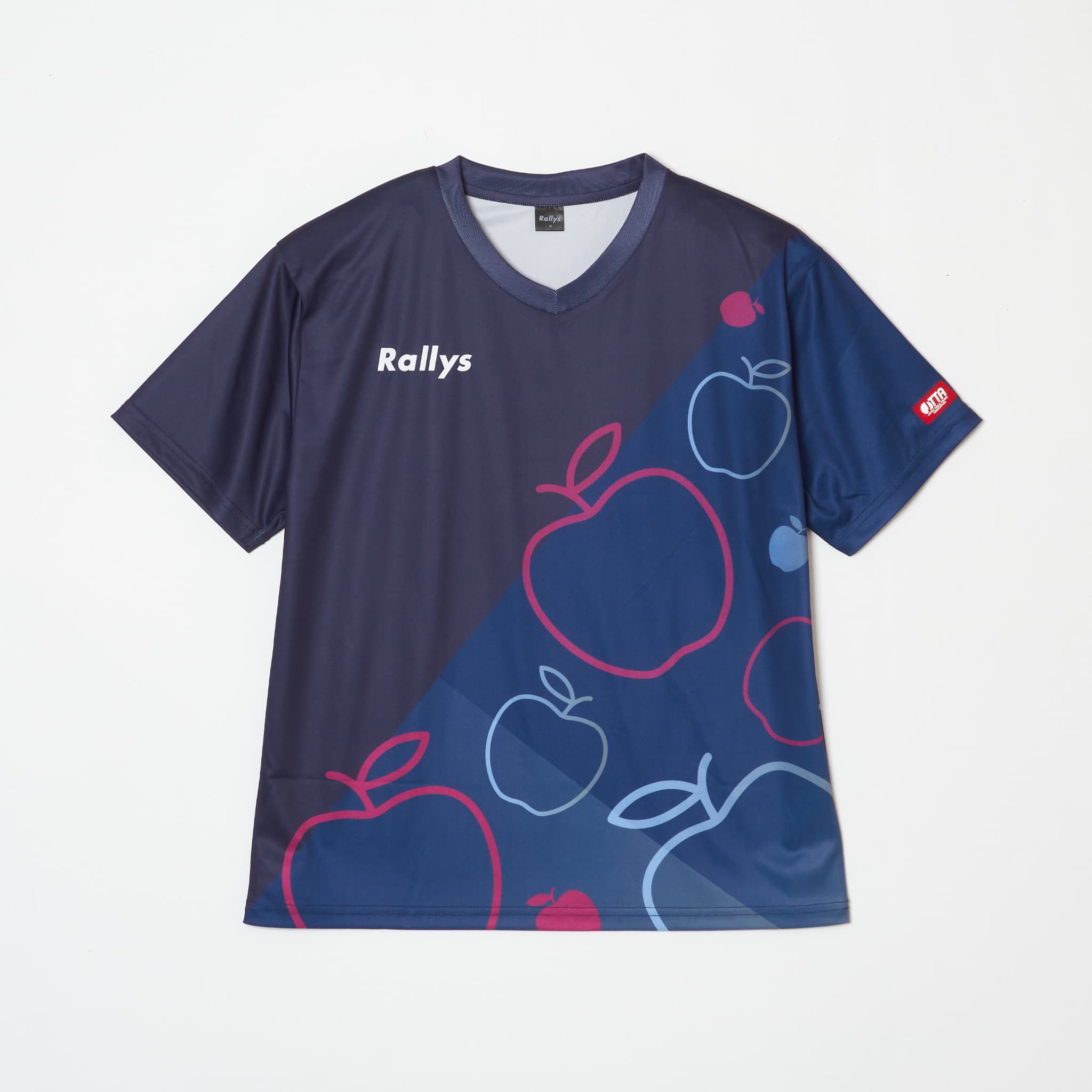 【Rallys】Rallysツールフウェア（ネイビー）｜トップス｜公式戦で使える卓球ウェア｜小林りんごデザイン監修