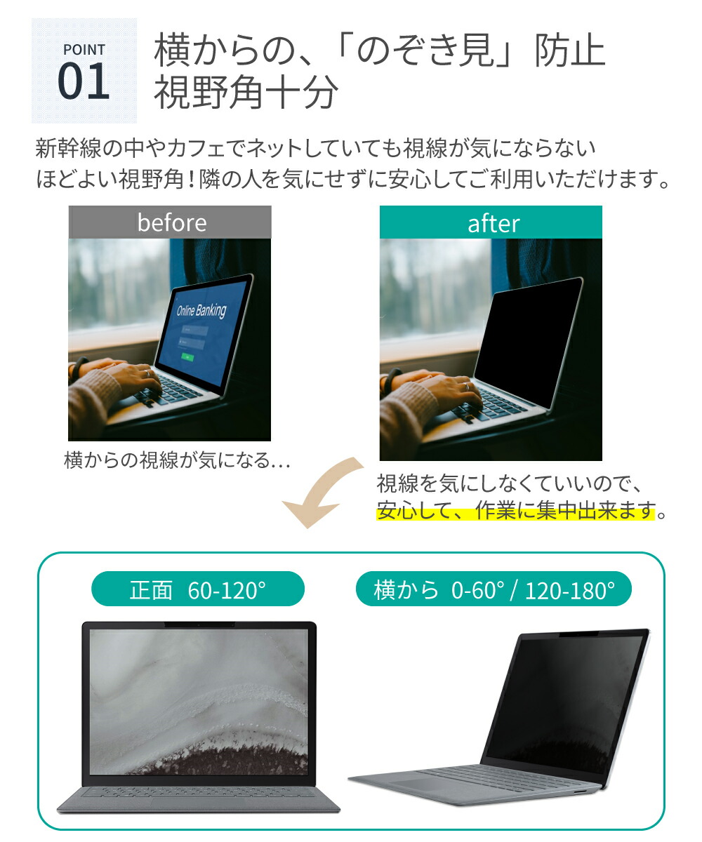 surfaceプライバシーフィルター