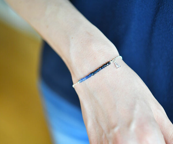 楽天市場】ブレスレット レディース ブルー サファイア オパール 9月