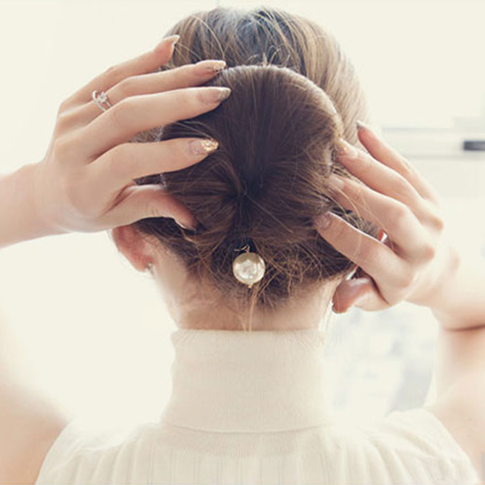 楽天市場】ヘアアレンジ グッズ ノーブル フルリフアリ おだんごヘア