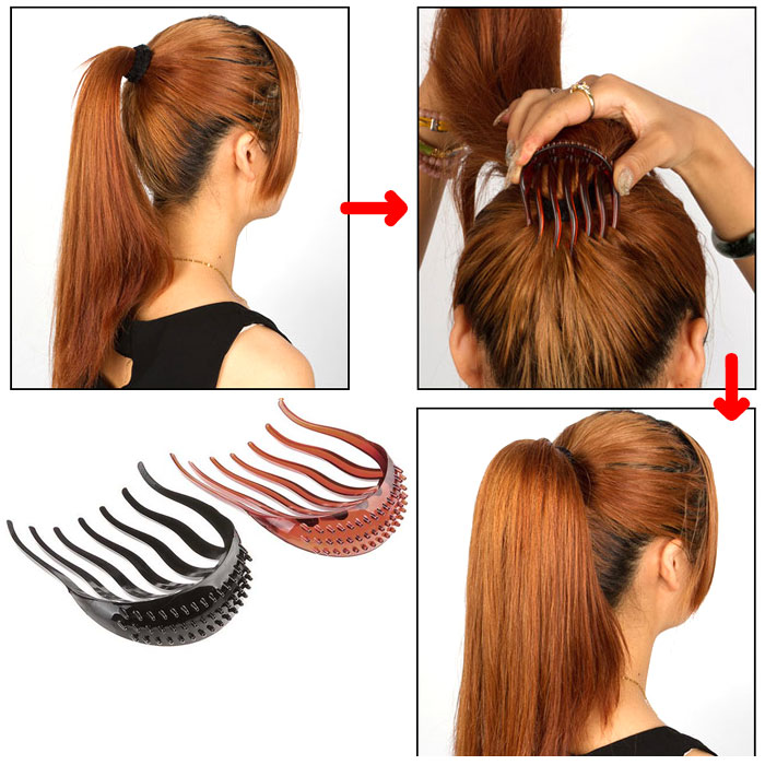 楽天市場 ウィッグ ポニーテール ボリュームアップ コーム ポニーテール ウィッグ 簡単ヘアアレンジ Ram180度