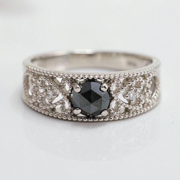 PT900ブラックダイヤモンドリング0.50ct 楽天市場】PT900ブラックダイヤモンドリング・0.50カラット