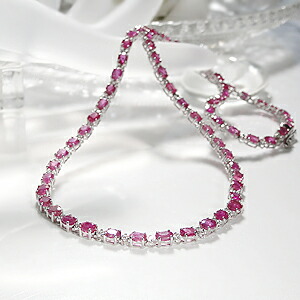 楽天市場】K18WGルビー/ダイヤ ペンダント ネックレス 【誕生石7月