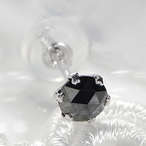 PT900ブラックダイヤモンドピアス0.15カラット AAA      片耳用 img68211399.jpg