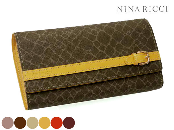 NINA RICCI ニナリッチ 色合いヌーボー 束入れ 長札入れ 家計用 札入れ かぶせ付き添い人 L型ジッパー 御釣り入れ 2お座敷 仄めかしチェーン店付き添い人 ゼブラ 胴締め 亭主もち レディース 貨物輸送無料 8824 レディース財布-財布・ケース-バッグ・小物・ブランド雑貨