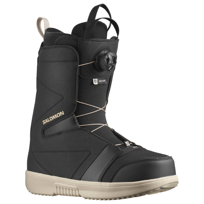 25-26 SALOMON サロモン FACTION BOA ファクション ボア スノーボード ブーツ 2025-2026年 エントリー 未経験者おすすめ BLACK/BLACK/RAINY DAY