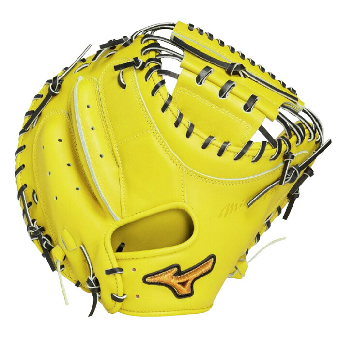 Mizuno ミズノ ベイスボール地球儀 グローヴ 硬式用ミズノ労働者階級號SAKEBI Harder 右投げ用 キャッチャー用 自然的菩提樹 黒いこと 1AJCH33200