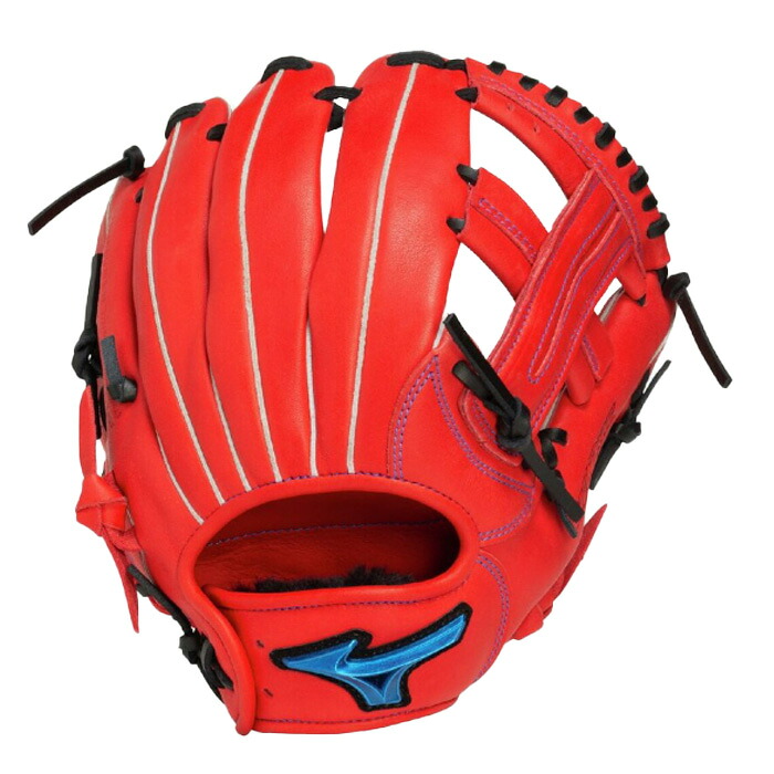 Mizuno ミズノ 野球グローブ グラブ ジュニア軟式用ウィルドライブブルー限定スペック 右投げ用 オールラウンド用 ラディッシュ ブラック サイズS 1AJGY33410｜Rampjack Trip店