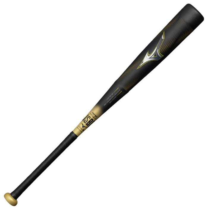 Mizuno ミズノ 野球バット 小学生軟式用ビヨンドマックスレガシートップ ジュニア FRP製 トップバランス ブラック ゴールド 78cm 1CJBY18378