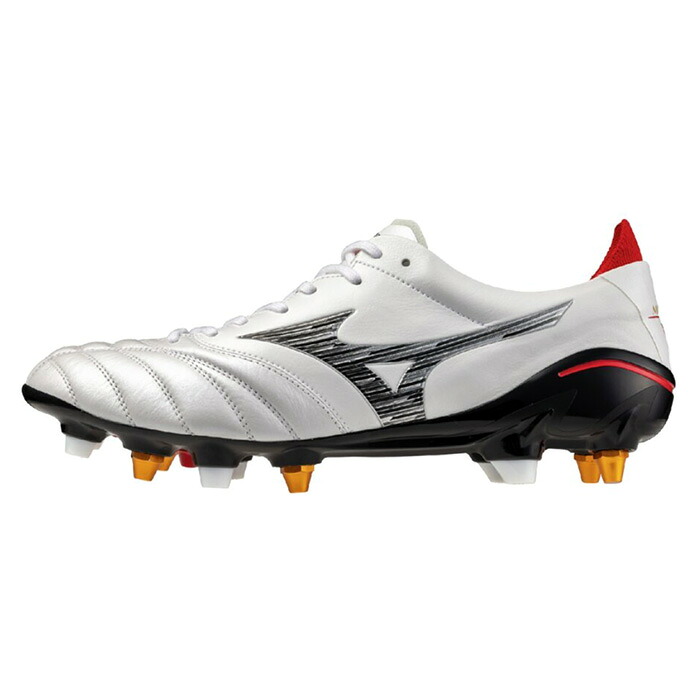 Mizuno ミズノ 蹴球スパイク モレリアネオIV JAPAN MIX 取替式 ユニ一発やる 2E好いかげんに 生まれながら芝 土 人工芝の地びた用 白いこと/黒いこと P1GC2530 09