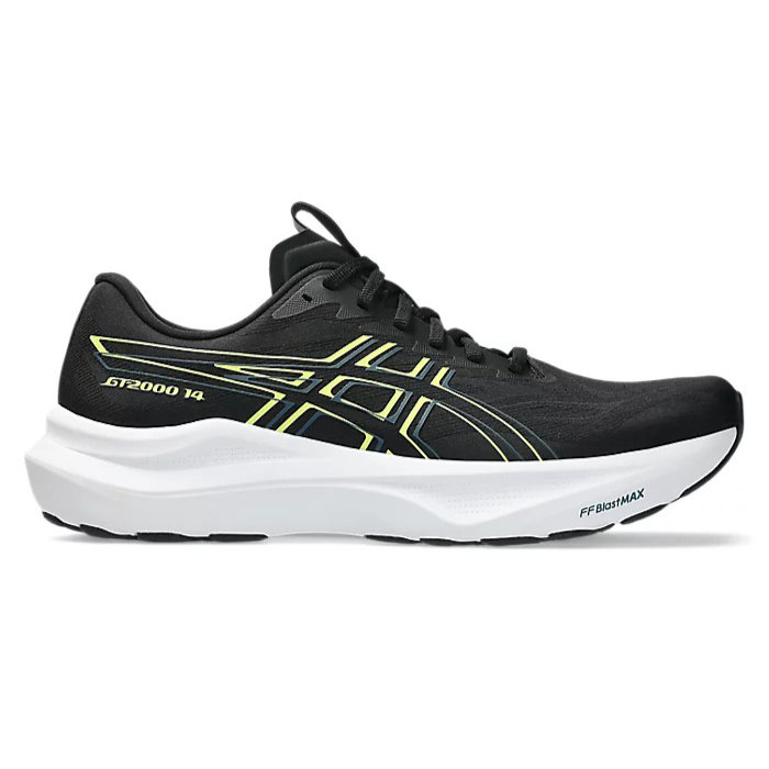 asics アシックス ランニングシューズ GT-2000 14 メンズ STANDARD ブラック/シトロン 1011C056.003