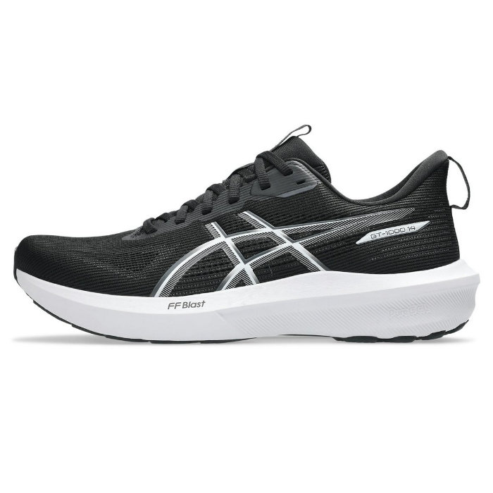 asics アシックス ランニングシューズ GT-1000 14 メンズ STANDARD ブラック/ホワイト 1011C077.002