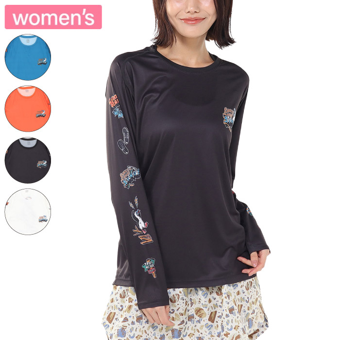 【楽天市場】CHUMS チャムス ランニングゴーアヘッドロングスリーブTシャツ レディース ランニングTシャツ 長袖 ドライ加工 UVカット