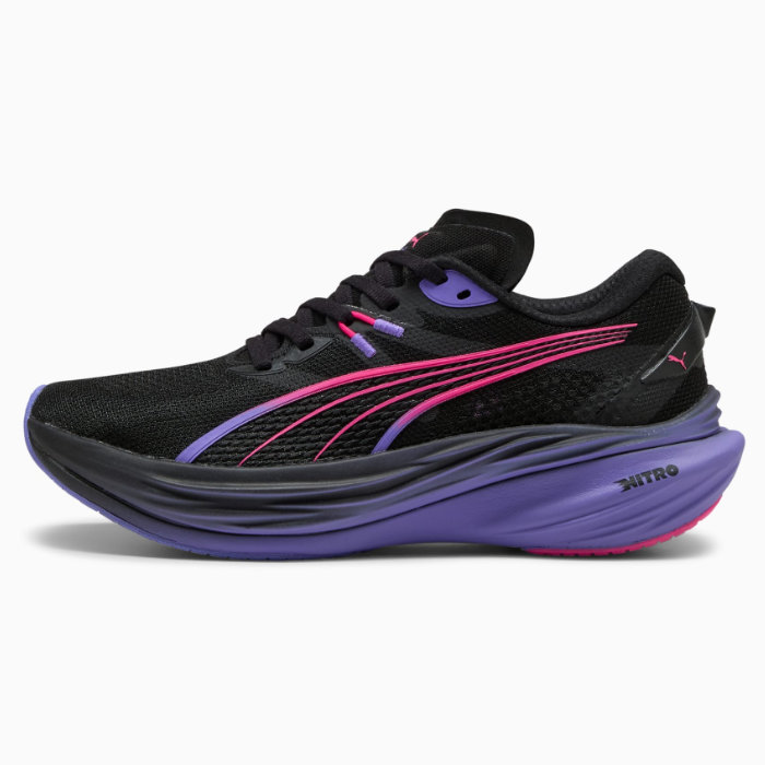 PUMA プーマ ランニングシューズ ディヴィエイト ニトロ 3 DIGITOKYO レディース ブラック/ピンク 312368_01