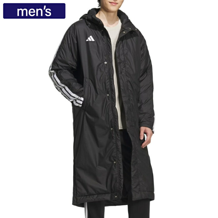 楽天市場】adidas アディダス ベンチコート スリーストライプス ルーズ