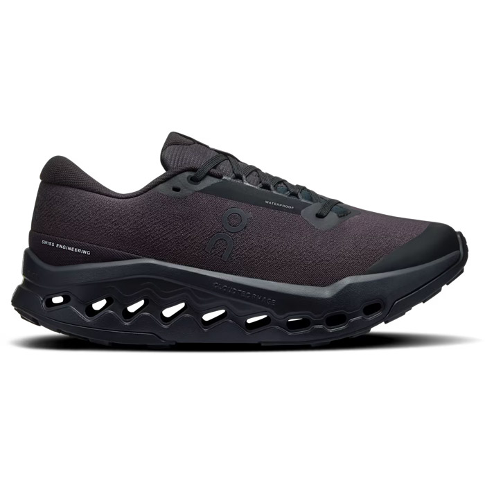 On オン トレイルランニングシューズ Cloudsurfer Trail 2 Waterproof レディース 防水 Black | Black 3WF30121043