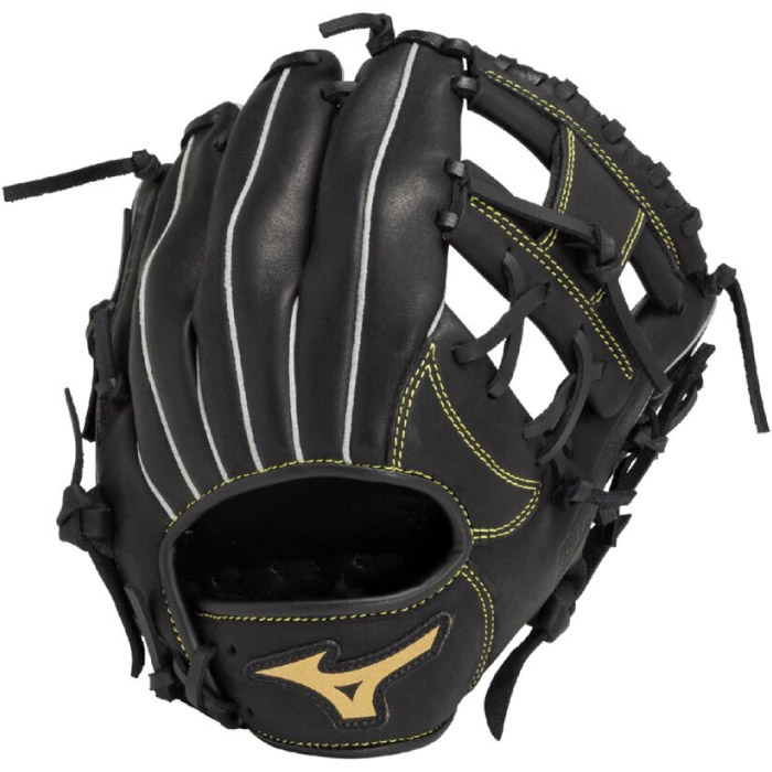 MIZUNO ミズノ 野球グローブ グラブ 少年軟式用 ボールパーク オールラウンド用 サイズSS 右投げ用 ジュニア ブラック 1AJGY22900