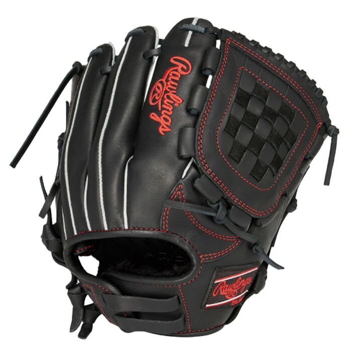 Rawlings ローリングス 野球グローブ グラブ 少年軟式用 ハイパーテックR9シリーズ オールラウンド用 サイズM 右投げ用 ジュニア ブラック GJ5R9BFM｜Rampjack Trip店