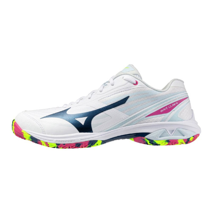 Mizuno ミズノ ユニセックス バドミントンシューズ ウエーブクロー4 3E相当 ノンマーキングソール バドミントン協会検定合格品 71GA264302｜Rampjack Trip店