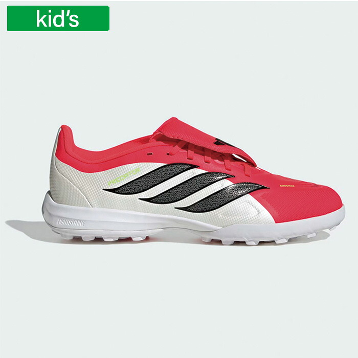 adidas アディダス サッカースパイク プレデター LEAGUE ジュニア フォールディングシュータン TF ターフ用 Lucid Red Core Black Cloud White JR7917
