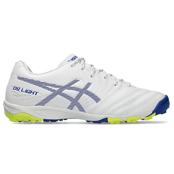 asics アシックス サッカー トレーニングシューズ DS LIGHT JR GS TF アウトドア 屋外 人工芝 土 ホワイト ブルー ジュニア キッズ 子供 1104A053キッズ・ジュニア用シューズ