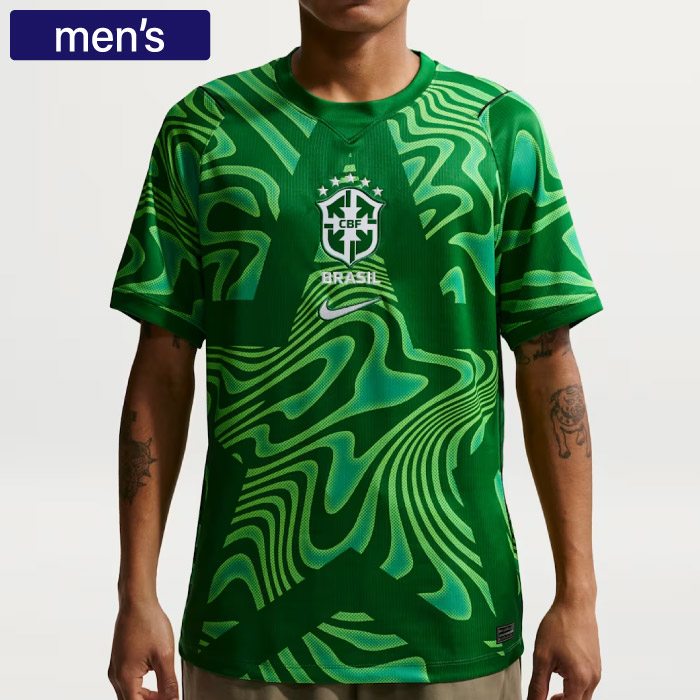 NIKE ナイキ レプリカユニフォーム ブラジル連邦共和国 2026 闘技場 キーパー トップス 半袖 IB5267-302
