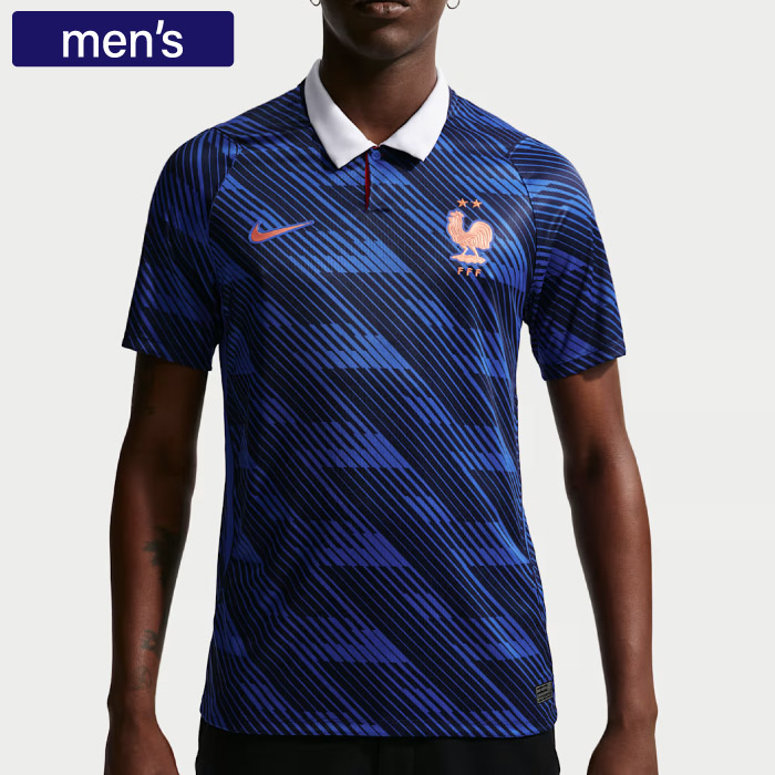 NIKE ナイキ FFF 2026 競技場 介護ホーム メンズ ナイキ Dri-FIT 蹴球 写し物 制服 半袖 取り組みロイヤル IB5300-480