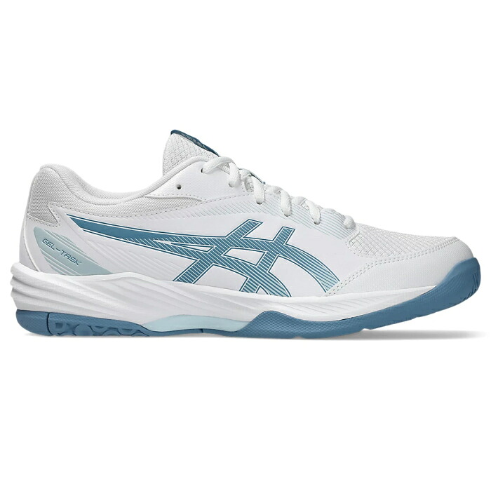 asics アシックス ハンドボールシューズ GEL-TASK 4 メンズ STANDARD White/Saba Blue 1071A103.103