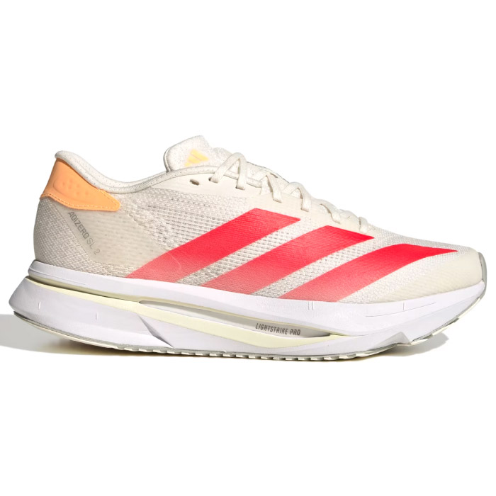 adidas アディダス レディース 駈けっくらシューズ ADIZERO SL2 W アディゼロ SL2 白いこと/赤いこと/オレンジ色 マラソン JQ3132