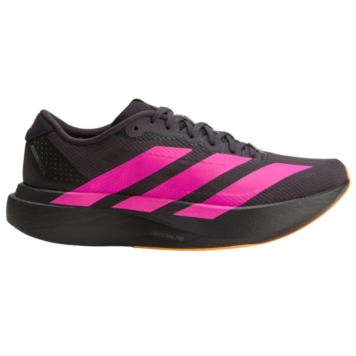 adidas アディダス ランニングシューズ ADIZERO EVO SL WOVEN W レディース レギュラーフィット オーロラブラック/ショックピンク/ルシッドタンジェリン KI6931｜Rampjack Trip店 15,246円