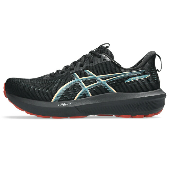 asics アシックス 駈けっくらシューズ GT-1000 14 GTX メンズ STANDARD 黒いこと/杏 衝突 1011C078.003