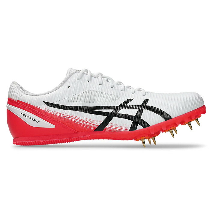 asics アシックス 陸上スパイク HEATSPRINT 13 STANDARD ユニセックス White/Diva Pink 1093A199.102