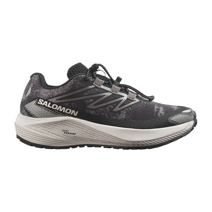 SALOMON サロモン グラベルランニングシューズ AERO FLOW GRVL レディース グレー/シルバー/ブラック L49255600020