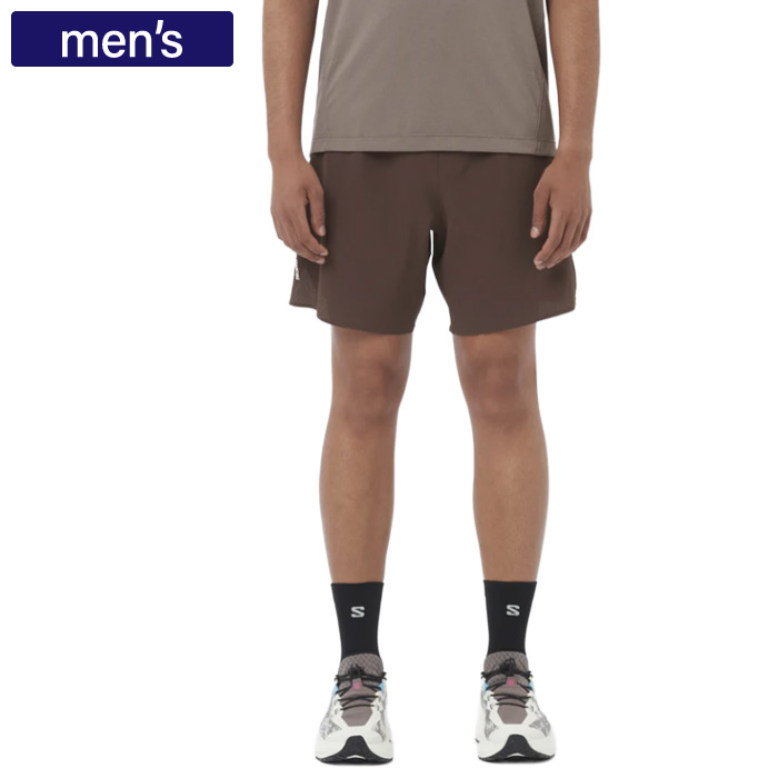 SALOMON サロモン パンツ SENSE AERO 7 ショーツ メンズ Coffee Bean LC2848000030