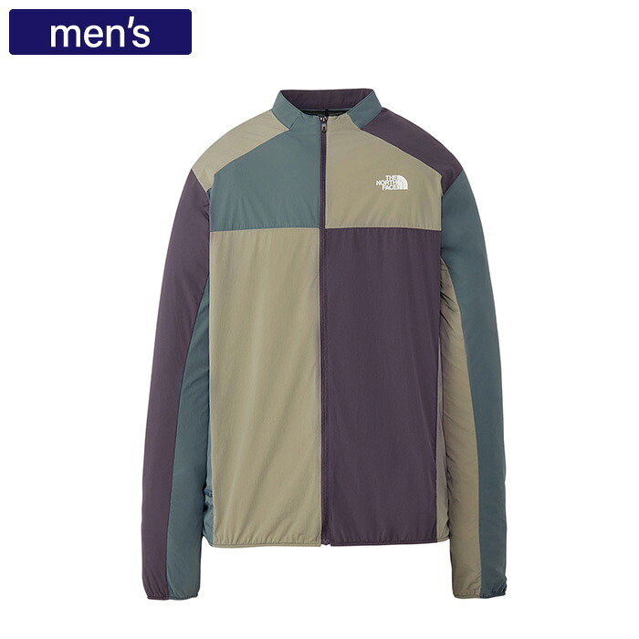 THE NORTH FACE ザノースフェイス アウター ノベルティーストリームラインジャケット メンズ 薄墨色/パープル/ベージュ NP22677