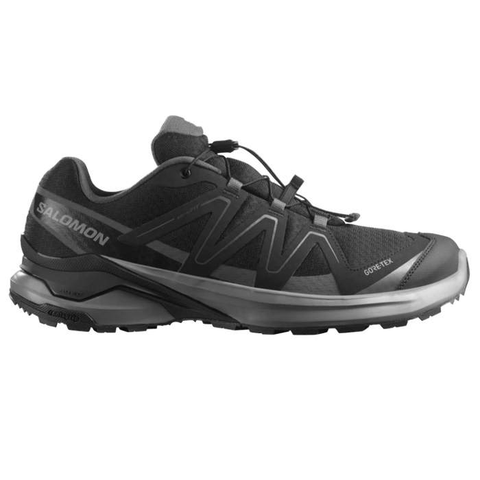 SALOMON サロモン シューズ EXAMOTION GORE-TEX トレイルランニングシューズ メンズ スタンダード幅 Black / Pewter / Asphalt L47943300026