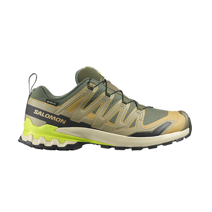SALOMON サロモン トレイルランニングシューズ XA PRO 3D V9 GORE-TEX メンズ カーキ/グリーン/ライム L49229500026