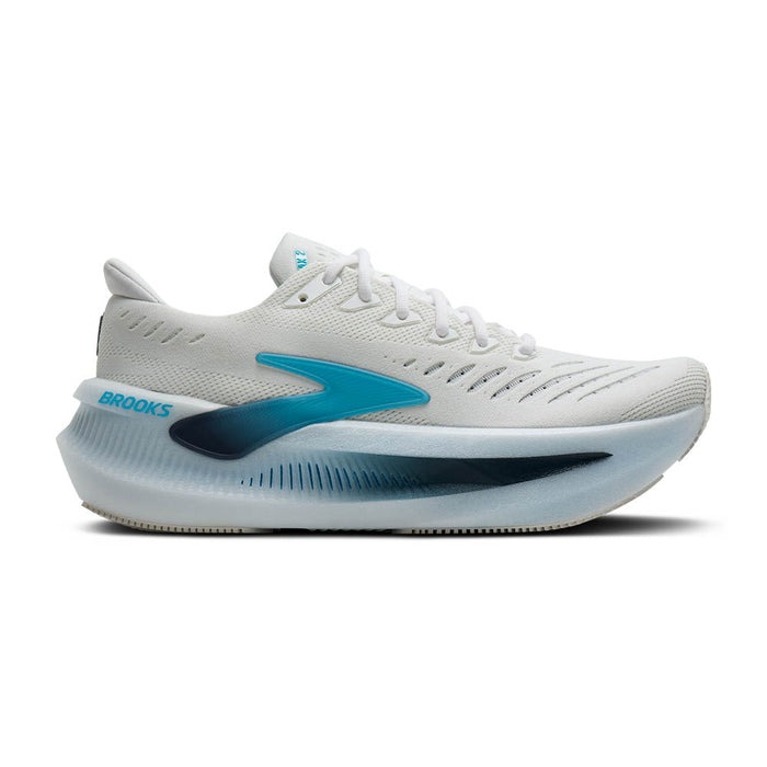 BROOKS ブルックス ランニングシューズ メンズ Glycerin MAX 2 グリセリンMAX2 ホワイト/ブルー マラソン ジョギング トレーニング BRM4793-WBLU|Rampjack Trip店