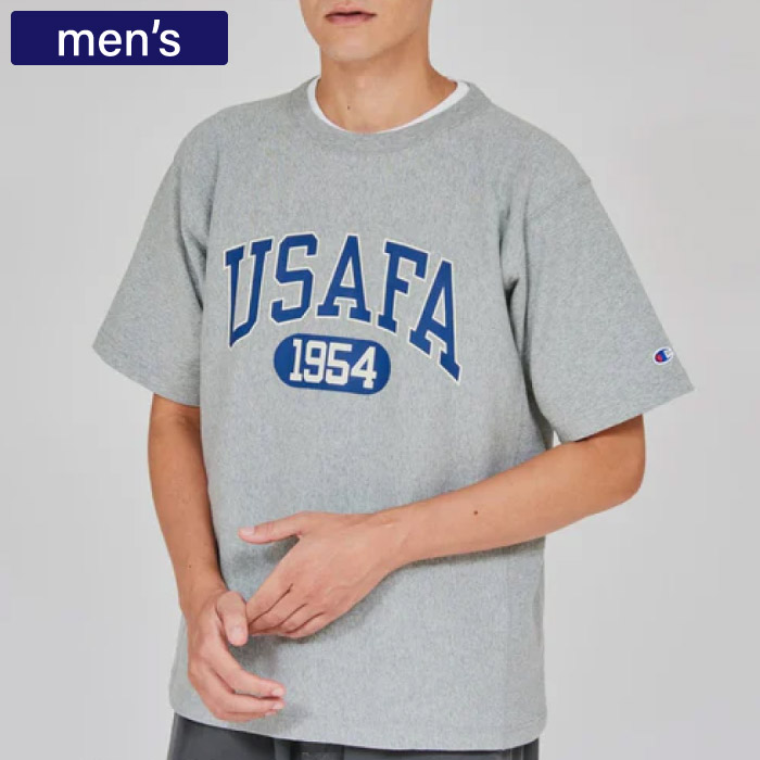 Champion はやりっ児 メンズ リバースウィーブ(R) 遊撃手捩りティーシャツ 天竺原料品 伸び伸びする相応う C3-D306 070