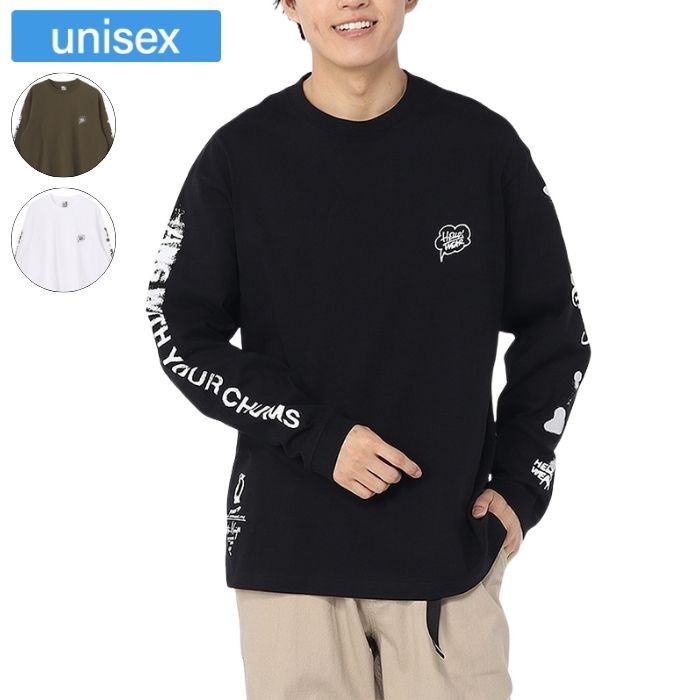 CHUMS チャムス ロングTシャツ 守矢努 ロングスリーブTシャツ モリヤツトム コラボ ユニセックス メンズ レディース CH01-2790