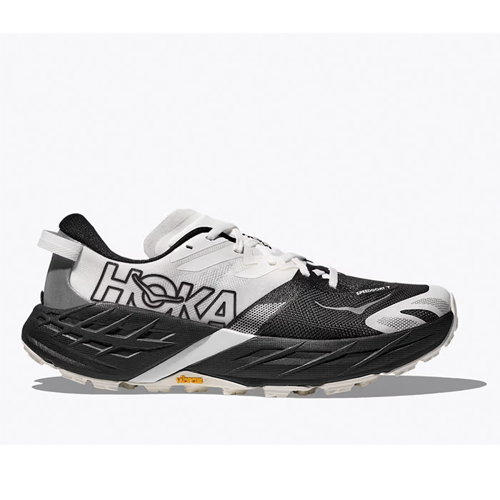 HOKA ホカ トレイルランニングシューズ SPEEDGOAT 7 メンズ 黒いこと/白いこと 1171928