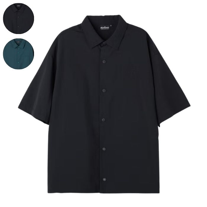 WILDTHINGS ワイルドシングス サプレックスブリスクシャツ SUPPLEX BRISK SHIRT メンズ 半袖 ナイロン アウトドア WT26020AD｜Rampjack Trip店 9,997円