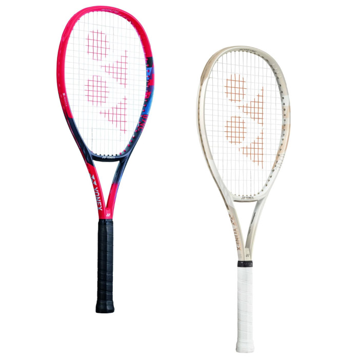 YONEX ヨネックス 硬式庭球櫂 [一こまのみ] V中核グループ 100 スカーレット 沙子ベージュ 日本製 07VC100