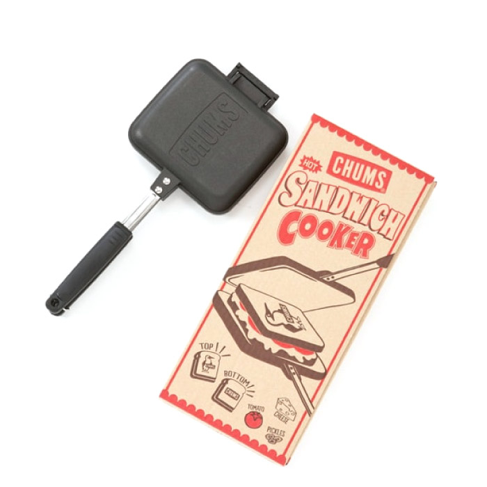 CHUMS チャムス Hot Sandwich Cooker ホットサンドイッチクッカー 日本製 キャンプ BBQ バーベキュー 調理 クッキング CH62-1039