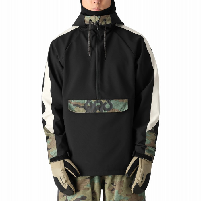 24-25 686 シックスエイトシックス WATERPROOF ANORAK ウォータープルーフアノラック ジャケット スノーボード ウェア メンズ 2024-2025 M2WCST02|Rampjack Trip店