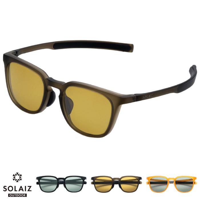 SOLAIZ ソライズ サングラス SLD-005 OUTDOOR 偏光レンズ ウェリントンモデル エイジングケア 紫外線、近赤外線、HEV、ブルーライトカット｜Rampjack Trip店 10,868円