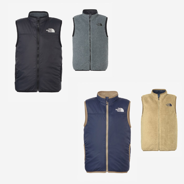 ザノースフェイス リバーシブルコージーベスト NYJ82245 キッズ THE NORTH FACE ザ・ノース・フェイスリバーシブルコージー