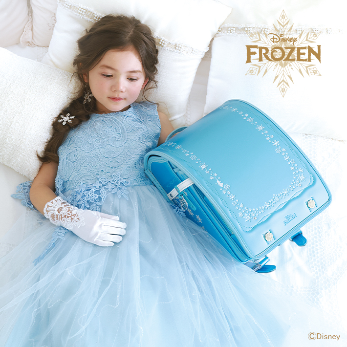 【新品未使用】ディズニーストア  ランドセル 2024 オフホワイト アナ雪 新品未使用】ディズニーストア ランドセル 2024 オフホワイト