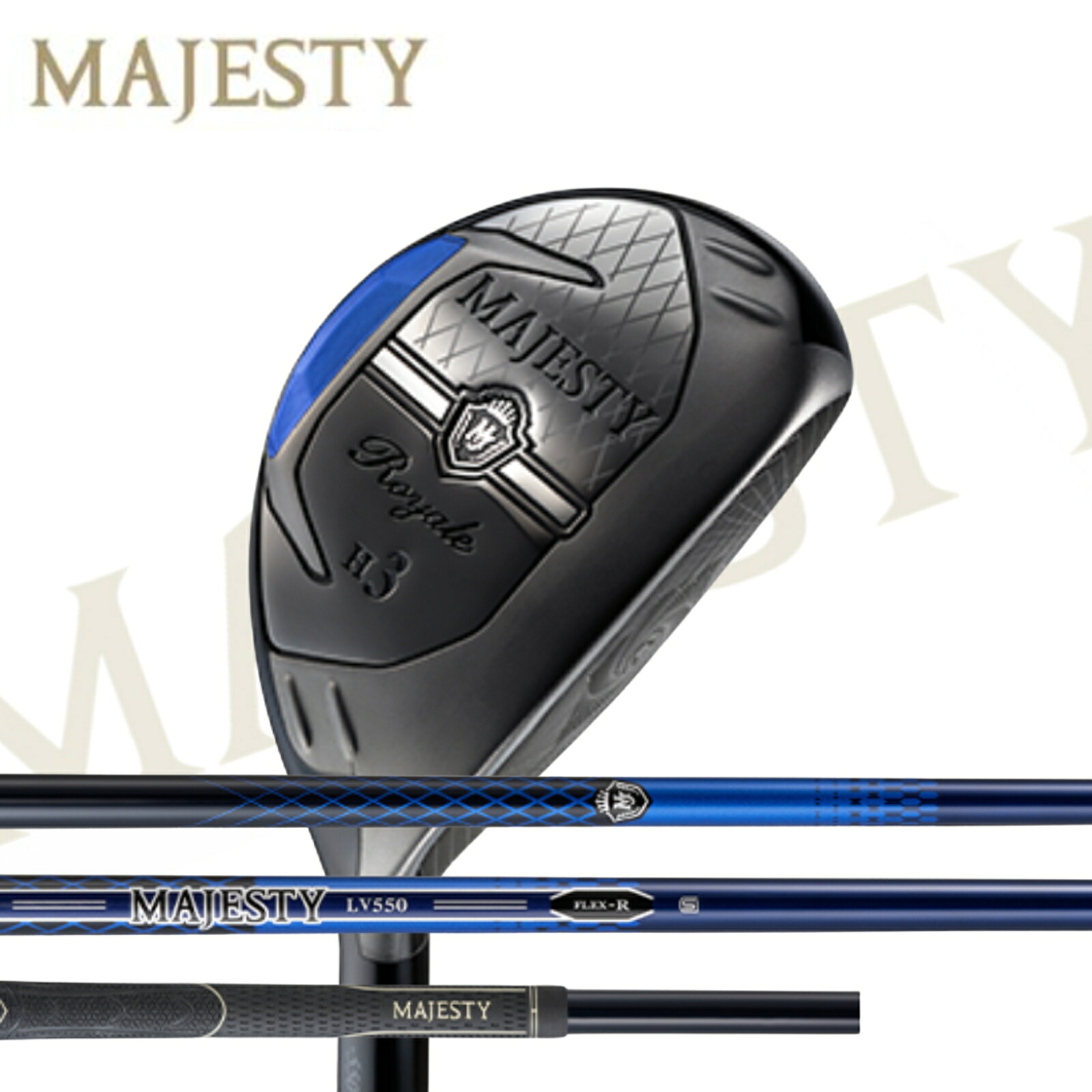 【取寄対応】2025年モデル 日本製 マジェスティ レディース MAJESTY ROYALE Hybrid ロイヤル ハイブリッド ユーティリティ 軽量モデル 高弾道 高初速 反発力と美しさの融合 日本の職人 手作り bhc6523|あーるアンドえす 店