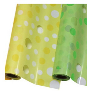 【楽天市場】デザインセロファン ドロップ 全6色 65cm×20m 2020mass ≪floro≫お花に合わせやすいOPセロファンを集めまし